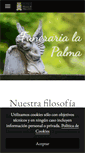 Mobile Screenshot of funerarialapalmasl.com